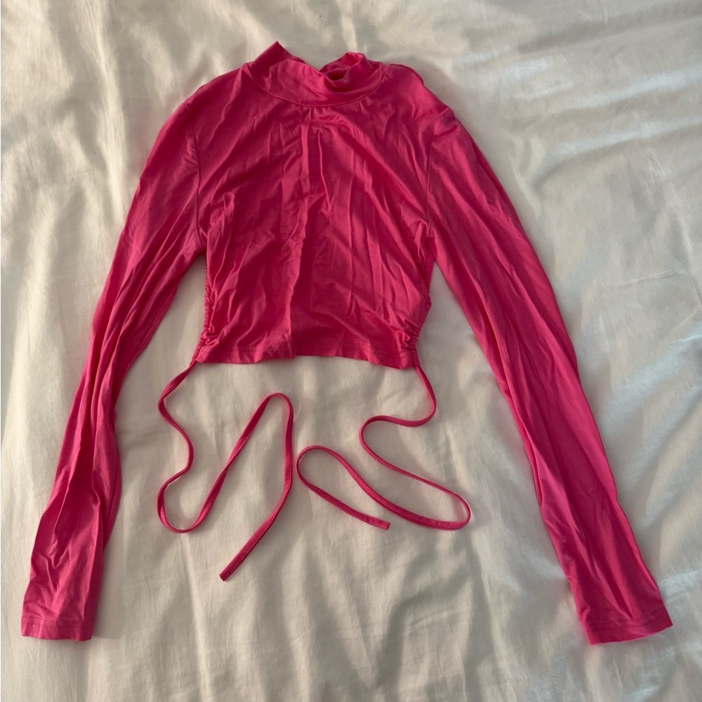 Pink Long Sleeve Women's Top